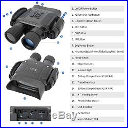 Rainier Gear NV 900 Digital Night Vision Binocular 40 mm Aperture, HD Image