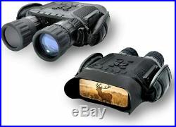 Rainier Night Vision Binocular 400m/1300ft Range, 4 Screen, 4.5X Mag, 5X Zoom