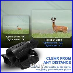 Rexing B1 Basic Night Vision Goggles/Monoculars with1.5 LCD Screen, Video Record Rexing B1 Basic Night Vision Goggles/Monoculars with1.5 LCD Screen, Video Record