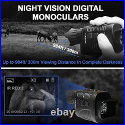 Rexing B1 Basic Night Vision Goggles/Monoculars with1.5 LCD Screen, Video Record Rexing B1 Basic Night Vision Goggles/Monoculars with1.5 LCD Screen, Video Record