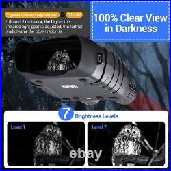 Rexing B1 Infrared Night Vision Binoculars LCD Screen Video Recording Digital