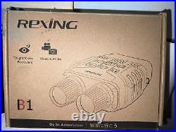 Rexing Night Vision Binoculars B1 Video & Photo Brand New Open Box