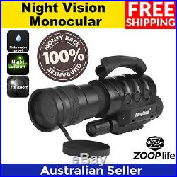Rongland, Night Vision Monocular 7x Zoom, 1000m Range, Built-in Camera