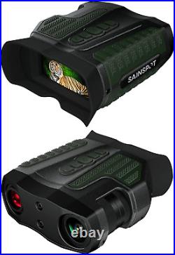SAINSPOT Digital Infrared Night Vision Binoculars, Variable 1X 10X Optical Zoo