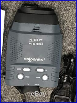 SOLOMARK Digital Night Vision Monocular, 3x 14 Infrared Illuminator Monocular A