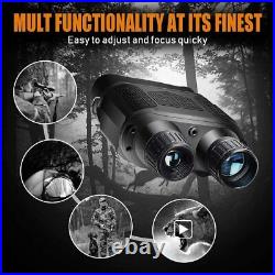 SOLOMARK Night Vision Binoculars, 7x Digital Infrared Binoculars for 100% Darkne