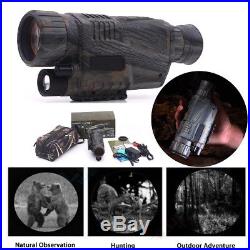 Scope Hunting Infrared Dark Night Vision 5X40 Monocular Binoculars Telescopes