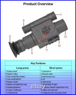 Set NK008 Megaorei Infrared Night Vision AI ZOOM 940nm Hunting IR Digital Camera
