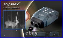 Solomark Night Vision Monocular Blue-infrared Illuminator Records Images & Video