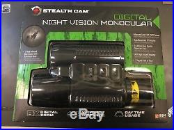 Stealth Cam Digital Night Vision Monocular STC-NVM Brand New Factory Sealed