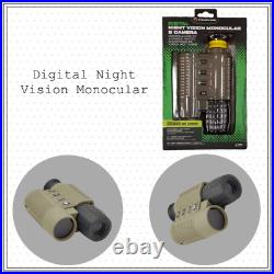 Stealth Cam Monocular Night Vision and Camera Recording 9x Digital Zoom Hunting