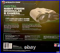 Stealth cam digital night vision binocular and camera