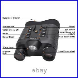 Tactical 4K Helmet Night Vision 36MP Head Mounted Hunting Infrared NVG Goggles