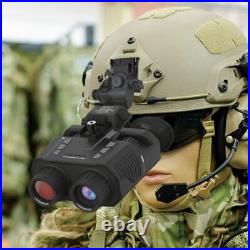 Tactical Helmet Night Vision Goggles 3D Infrared Binoculars Hunting Waterproof
