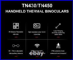 Thermal Binoculars Imager Imaging Camera Infrared Night Vision for Hunting TN430