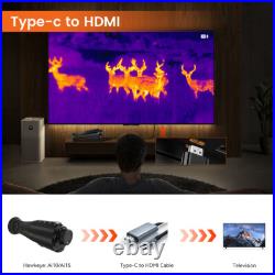 Thermal Imaging Monocular 384 x 288 Ai Resolution, 15mm 60Hz Thermal Night Vision