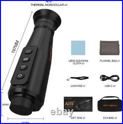 Thermal Imaging Monocular 384 x 288 Ai Resolution, 15mm 60Hz Thermal Night Vision