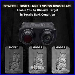 Torchtree Ir Night Vision Goggles Binoculars 1080P, 4X20 Zoom, 3000M Viewing Range