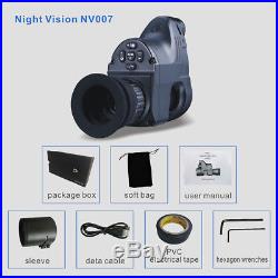 US Infrared Hunting Night Vision IR Monocular Telescopes Video Record Device