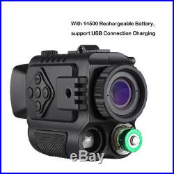 Ultra Small 8GB 5X Digital Infrared Night Vision Monocular 200M Scope Binocular