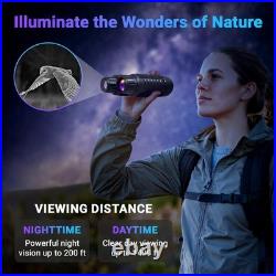 Upgraded Night Vision Goggles 4K Night Vision Binoculars, 8X Digital Zoom 3.2