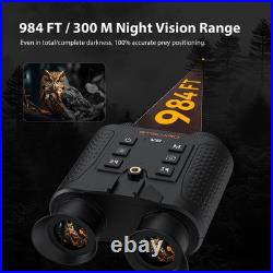 V6Pro Night Vision Goggles 4K Binoculars Telescopes Outdoor Hunting Surveillance