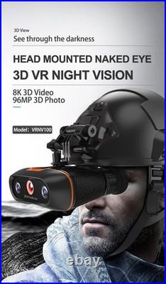 VRNV100 3D VR Head-mounted Night Vision Telescope 8K 96MP HD 8X Digital Zoom VRNV100 3D VR Head-mounted Night Vision Telescope 8K 96MP HD 8X Digital Zoom
