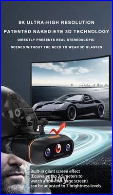 VRNV100 3D VR Head-mounted Night Vision Telescope 8K 96MP HD 8X Digital Zoom VRNV100 3D VR Head-mounted Night Vision Telescope 8K 96MP HD 8X Digital Zoom