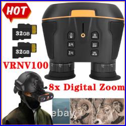 VRNV100 3D VR Head-mounted Night Vision Telescope 8X Digital Zooming Binocular VRNV100 3D VR Head-mounted Night Vision Telescope 8X Digital Zooming Binocular