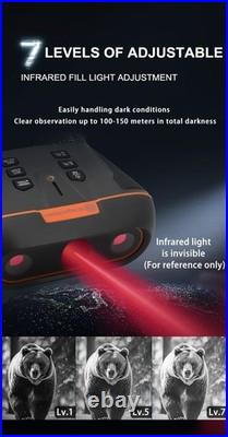 VRNV100 3D VR Head-mounted Night Vision Telescope 8X Digital Zooming Binocular