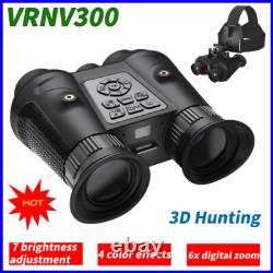 VRNV300 300M Infrared Night Vision Binocular 6X Digital Zoom 3D Hunting Telescop VRNV300 300M Infrared Night Vision Binocular 6X Digital Zoom 3D Hunting Telescop