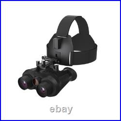 VRNV300 3D IR Night Vision Binoculars 4K UHD 6x Digital Zoom Camera Head Mounted