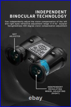 VRNV300 3D IR Night Vision Binoculars 4K UHD 6x Digital Zoom Camera Head Mounted