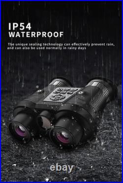VRNV300 3D IR Night Vision Binoculars 4K UHD 6x Digital Zoom Camera Head Mounted