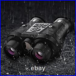 VRNV300 3D Infrared Night Vision Binoculars 4K UHD Video 6x Digital Zoom Camera