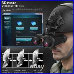 VRNV300 3D Infrared Night Vision Binoculars 4K UHD Video 6x Digital Zoom Camera