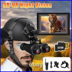 VRNV300 3D VR Infrared Night Vision Binoculars 4K UHD Video 6x Digital Zoom