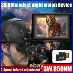 VRNV300 3D VR Infrared Night Vision Binoculars 4K UHD Video 6x Digital Zoom