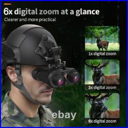 VRNV300 4K HD Naked Eye 3D VR Infrared Night Vision Binoculars 6x Digital Zoom