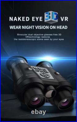 VRNV300 Head Mounted 3D IR Night Vision Binoculars 4K UHD 6x Digital Zoom Camera VRNV300 Head Mounted 3D IR Night Vision Binoculars 4K UHD 6x Digital Zoom Camera
