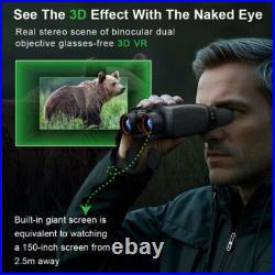 VRNV331 Naked Eye 3D VR Binocular Set Night Vision F1.2 FOV10 6X Digital Zoom VRNV331 Naked Eye 3D VR Binocular Set Night Vision F1.2 FOV10 6X Digital Zoom