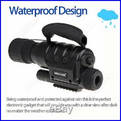 Video Camera Night Vision Monocular IR Surveillance Hunting 650D DVR+Battery Kit