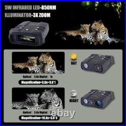 WG500B HD 1080P Infrared Night Vision Binoculars Telescope Hunting w 64G TF Card