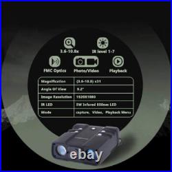 WG500B HD 1080P Infrared Night Vision Binoculars Telescope Hunting w 64G TF Card