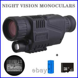 WG535 Digital Night Vision Monocular 200m Scope 5x Optical Magnification Hunting
