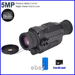 WG535 Hunting Night Vision 5X35 Infrared Digital Monocular Telescope Cameras