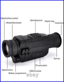 WG535 Hunting Night Vision 5X35 Infrared Digital Monocular Telescope Cameras