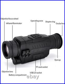WG535 Hunting Night Vision 5X35 Infrared Digital Monocular Telescope Cameras WG535 Hunting Night Vision 5X35 Infrared Digital Monocular Telescope Cameras