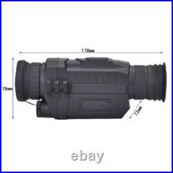 WG535 Night Vision Monocular 200m full dark DVR Scope 5X Magnification Hunting