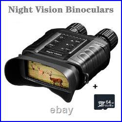 WG550B HD 1080P Digital Night Vision Binoculars Telescope Hunting w 64GB SD Card